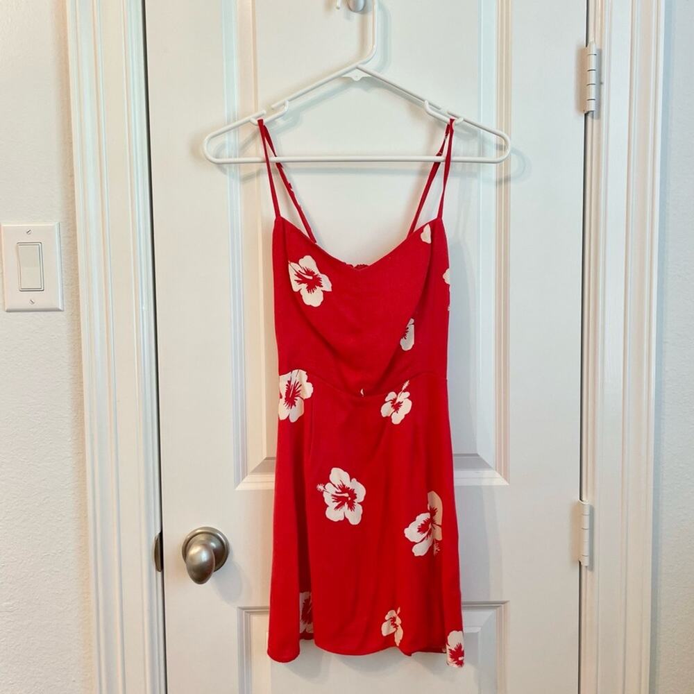 Reformation Floral Print Mini Dress